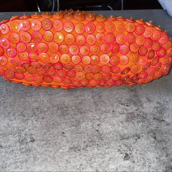 POMME d'orenge orange mini shell bag - Picture 4 of 15